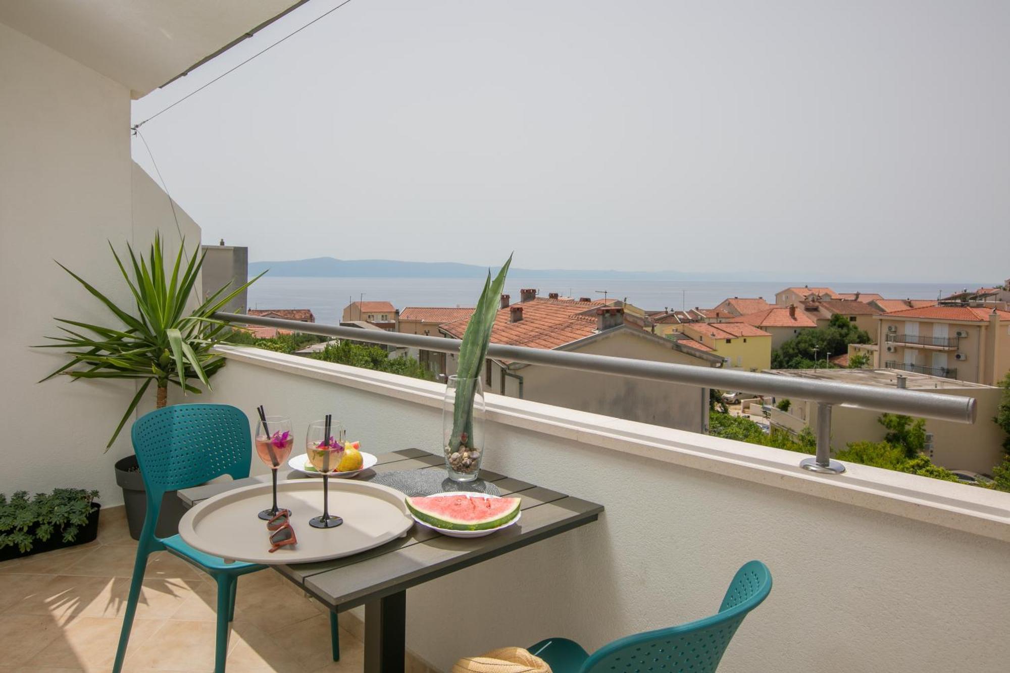 Sea View Ela Apartments Podgora Szoba fotó