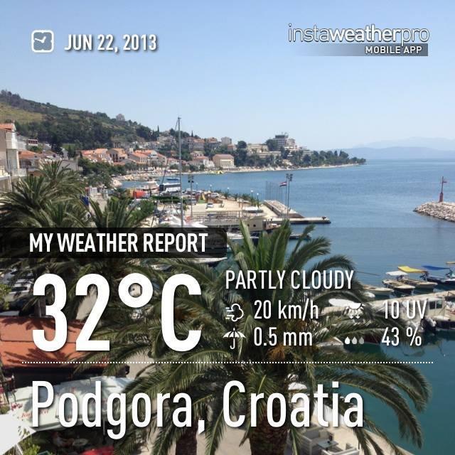 Sea View Ela Apartments Podgora Kültér fotó